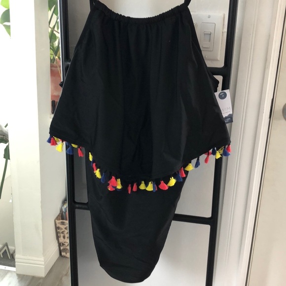 NWT Lane Bryant 20W Flounce Swim Tankini Top - Picture 5 of 7